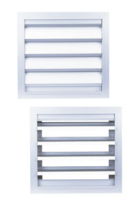 Grille de ventilation sur-mesure - AluBatiService