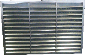 Grille de ventilation Galva au pas de 30 mm - VIB - grilles de ventilation