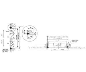 PRECADRE POUR GRILLES DGS/E